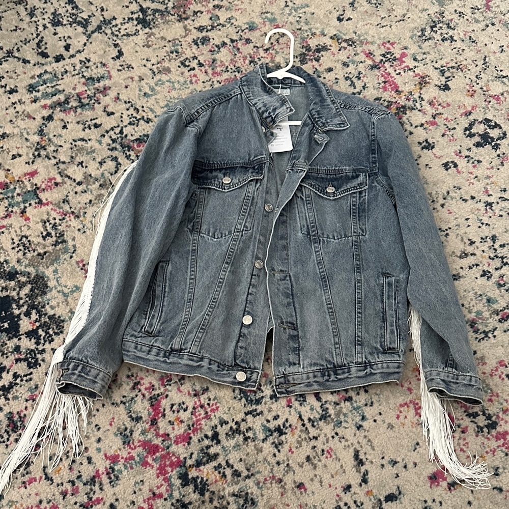 Fringe Denim Jacket